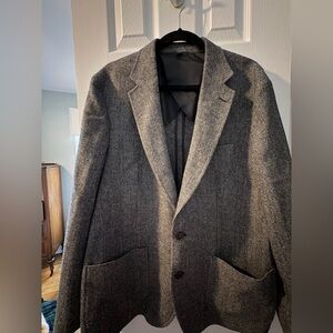 J. Crew Gray Herringbone Sport Coat